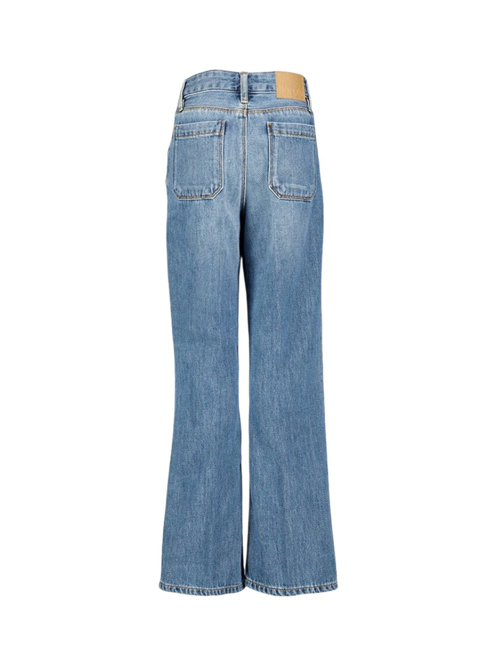 Blauwe straight fit jeans Bellerose Girls