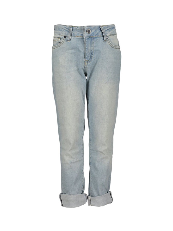 Blauwe loose fit jeans met omslag Balboa Cars