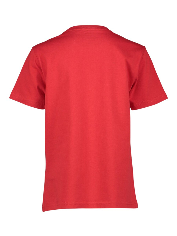 Rode t-shirt met merklogo Ralph Lauren