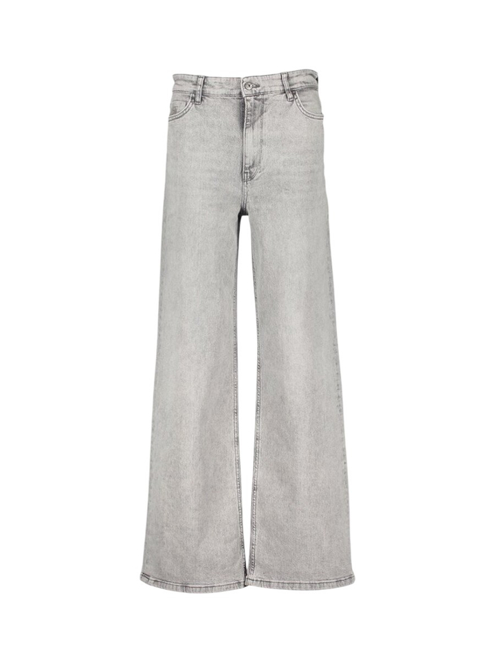 Grijze straight jeans By-Bar