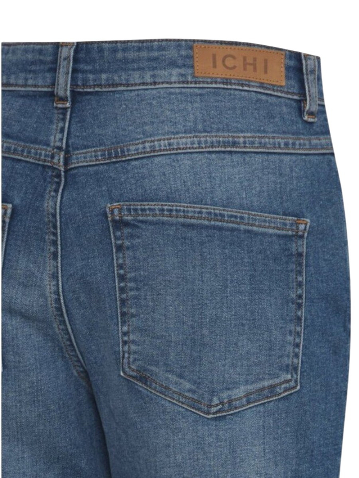 Blauwe cropped jeans Ichi