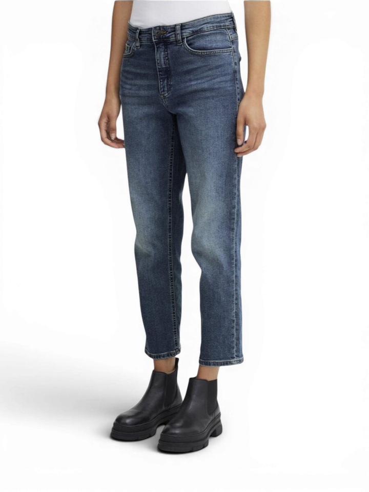 Blauwe cropped jeans Ichi