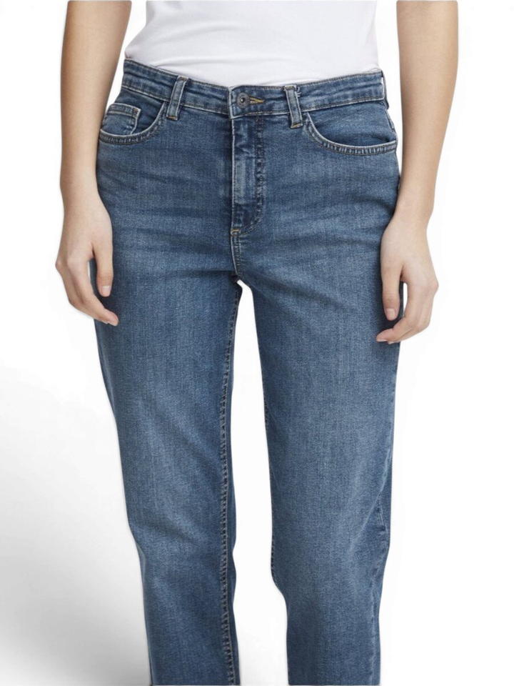 Blauwe cropped jeans Ichi
