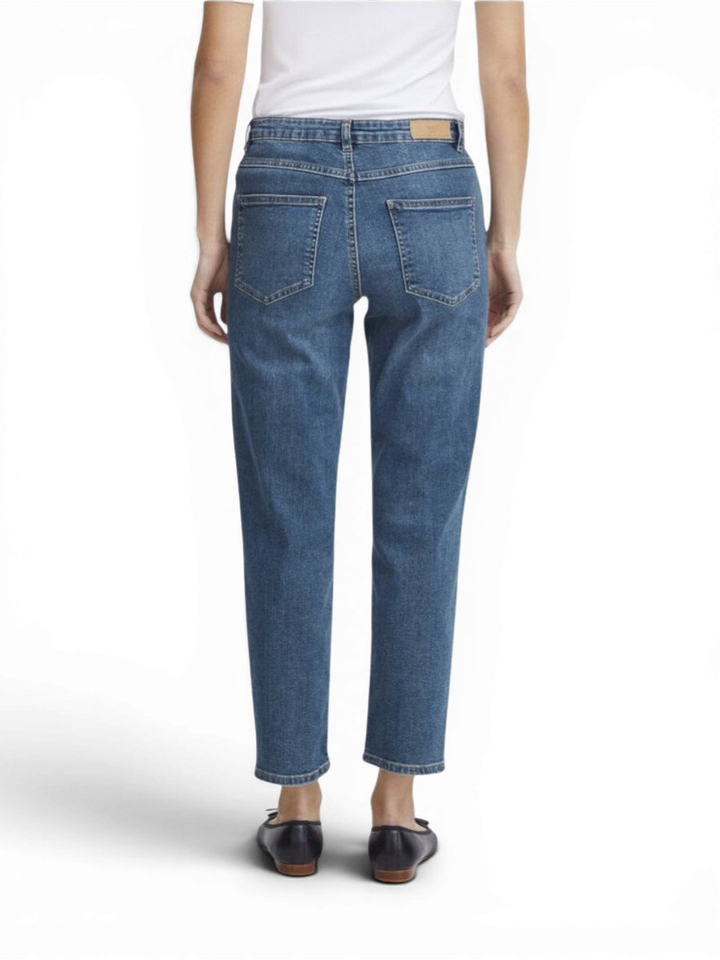 Blauwe cropped jeans Ichi