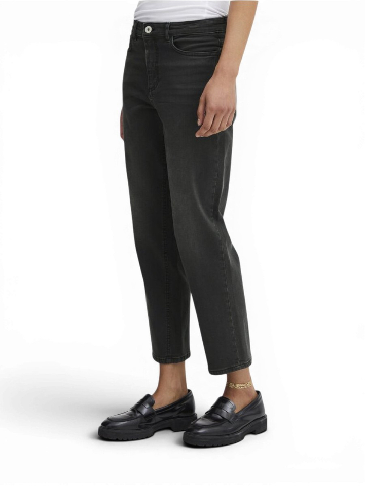 Grijze straight jeans Ichi