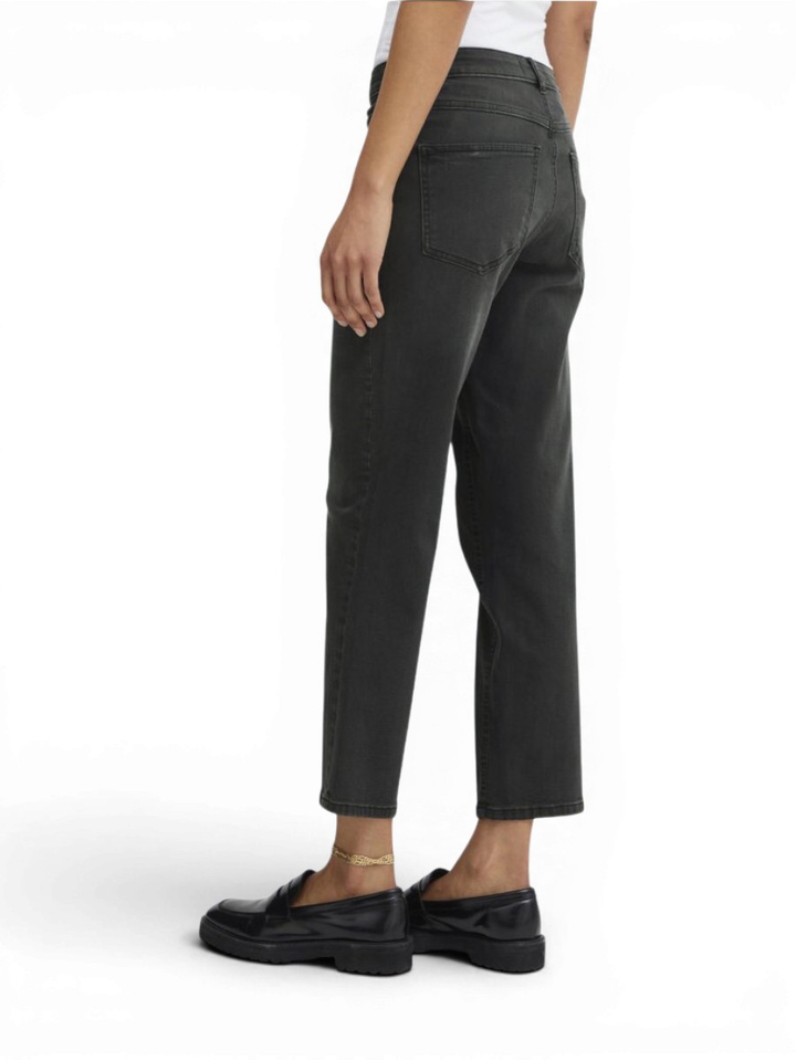 Grijze straight jeans Ichi