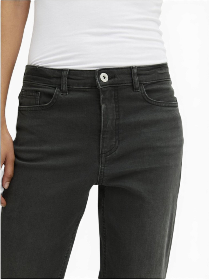 Grijze straight jeans Ichi