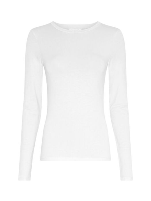 Bright white t-shirt met lange mouwen MSCH