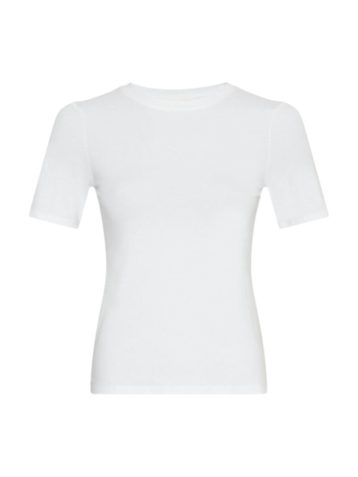 Bright white t-shirt met korte  mouwen MSCH 