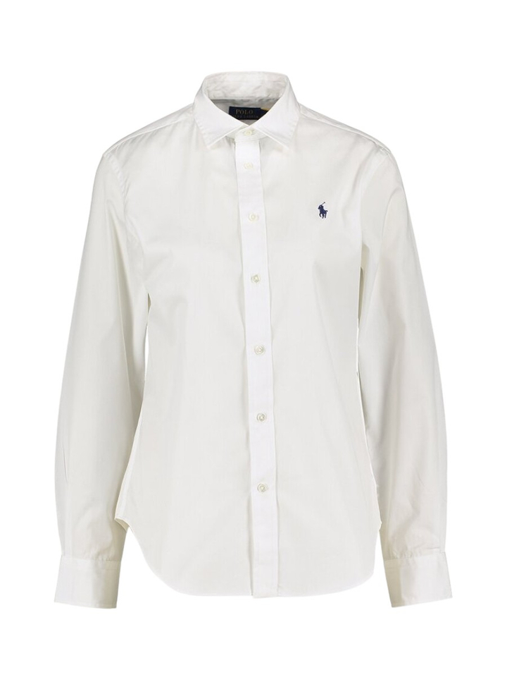 Witte katoenen blouse Ralph Lauren