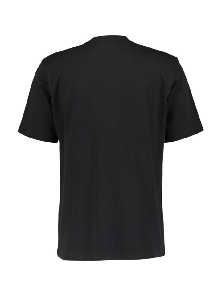 Zwarte katoenen t-shirt met merklogo Dstrezzed