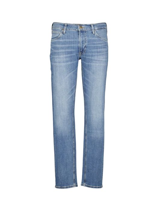 Blauwe regular straight fit jeans Daren Lee