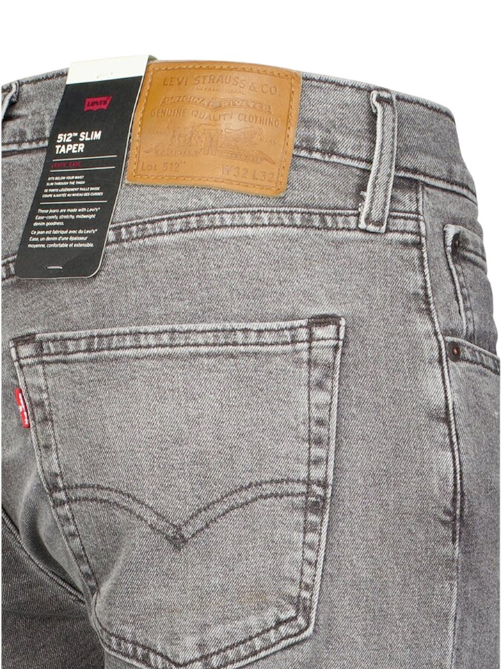 Grijze slim tapered jeans Levi's 512