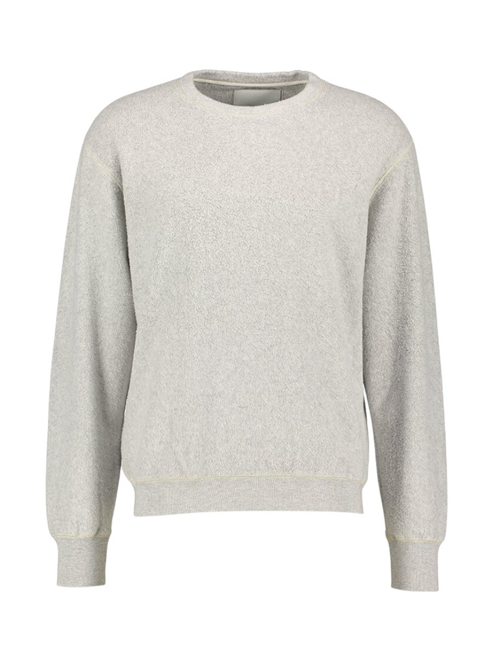 Grijze katoenen sweater in fleece stof Bellerose