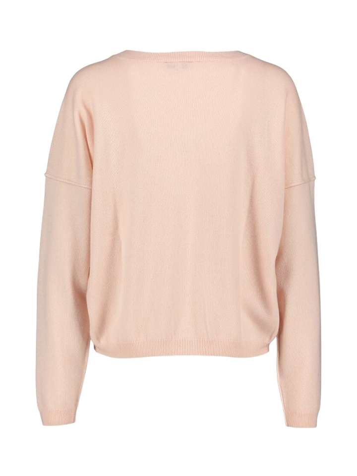 Roze trui met v-hals Lorca Gigue