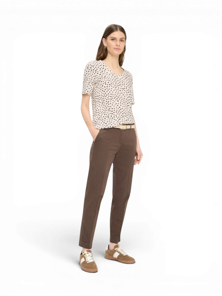 Chocolade bruine broek Brax