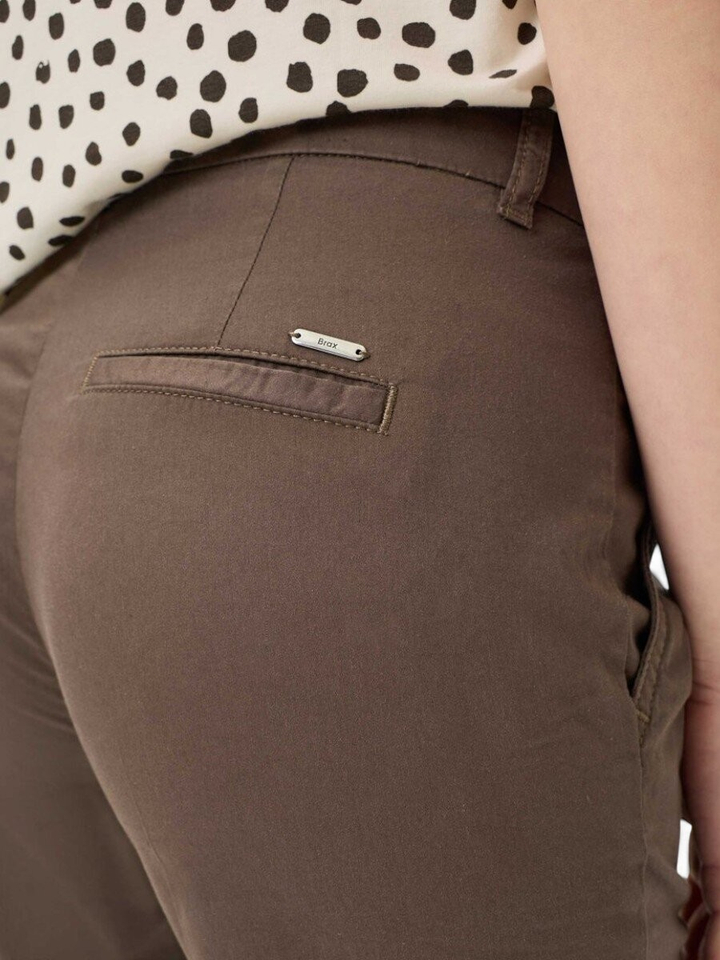Chocolade bruine broek Brax