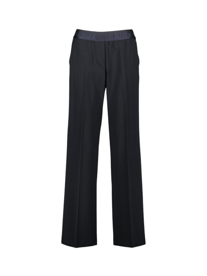Blauwe wide leg broek Maine Brax