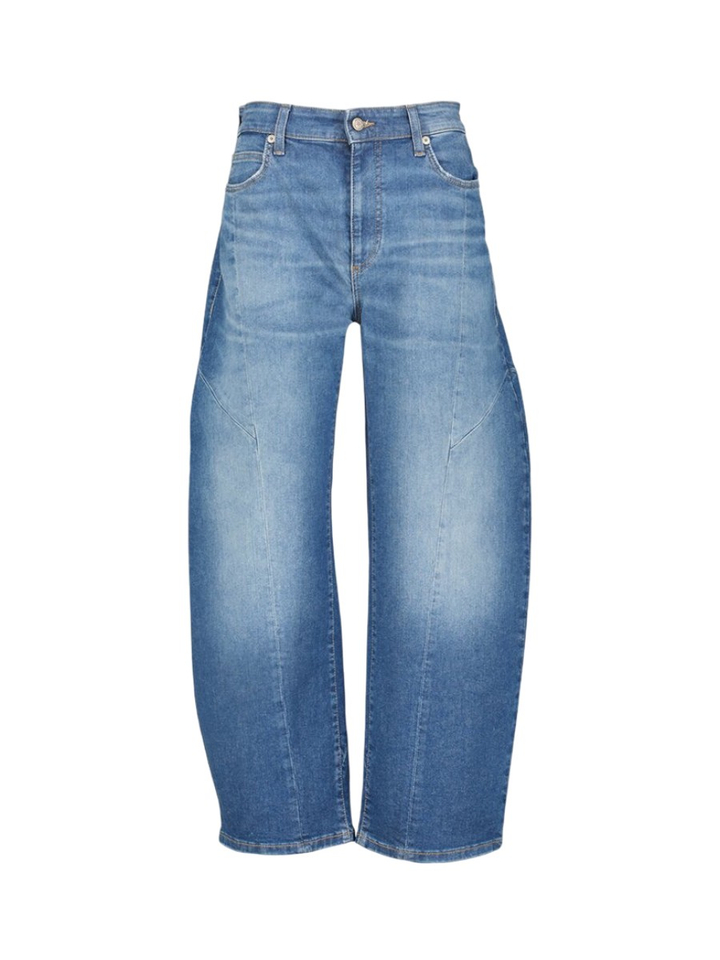Blauwe ballon fit jeans Dakota Mac