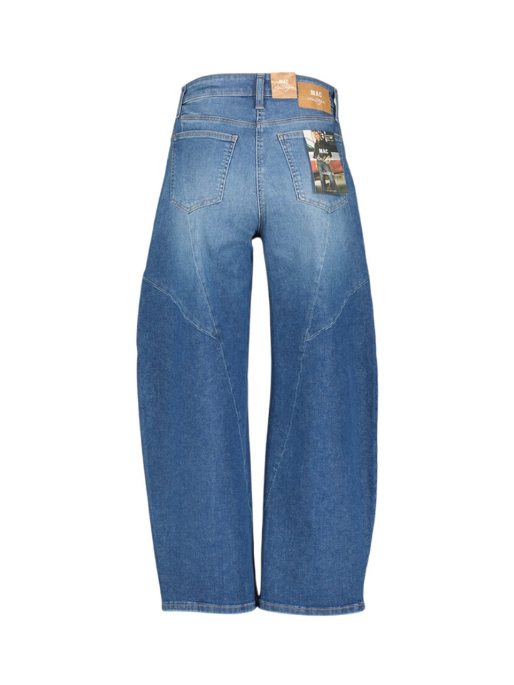 Blauwe ballon fit jeans Dakota Mac