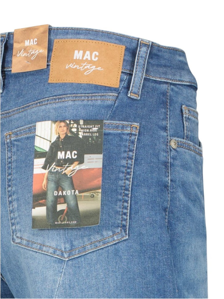 Blauwe ballon fit jeans Dakota Mac