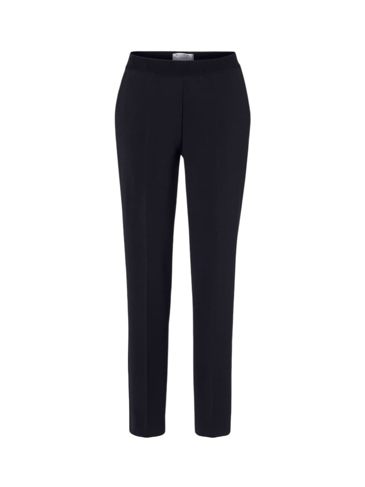 Donkerblauwe broek met elastiek Raphaela
