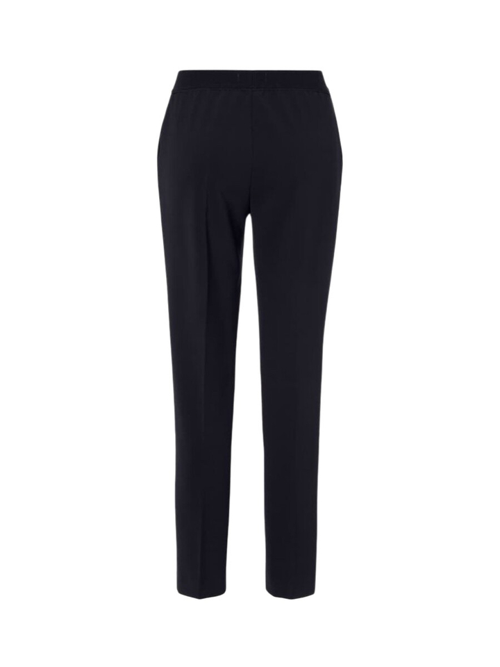 Donkerblauwe broek met elastiek Raphaela
