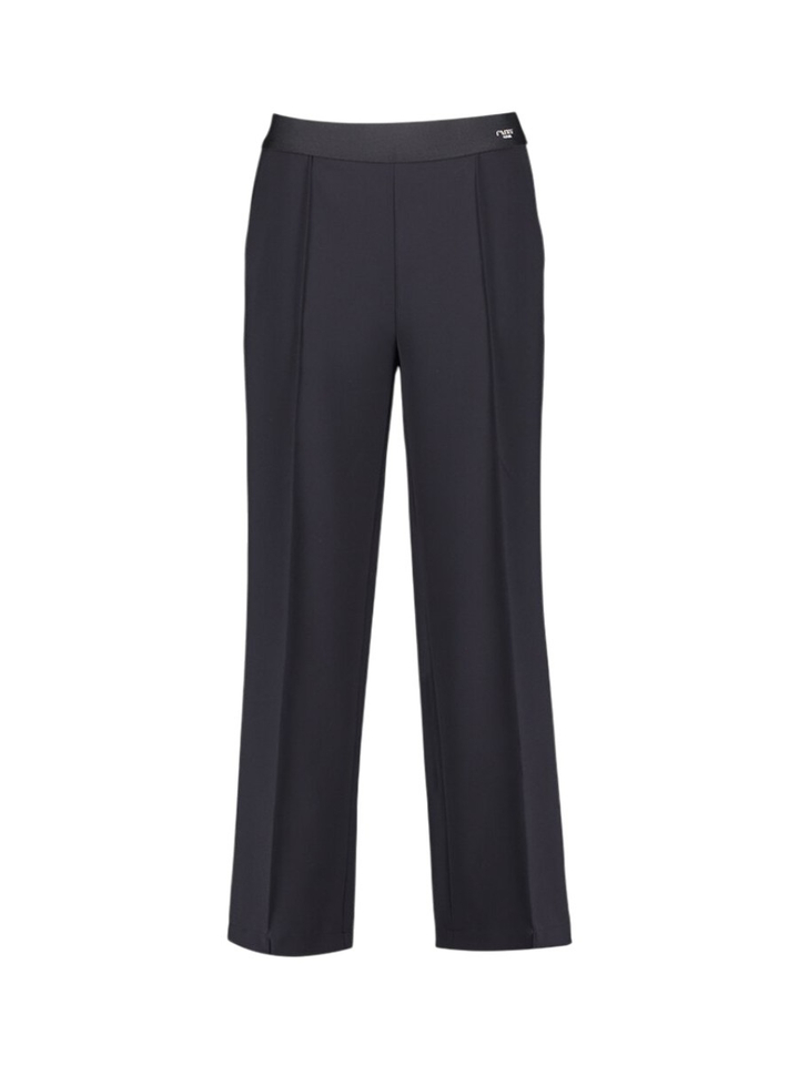 Donkerblauw losvallende broek met elastiek Cameron Cambio