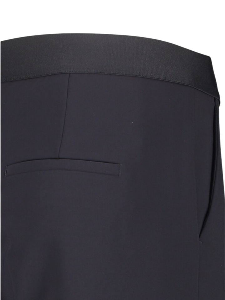 Donkerblauw losvallende broek met elastiek Cameron Cambio