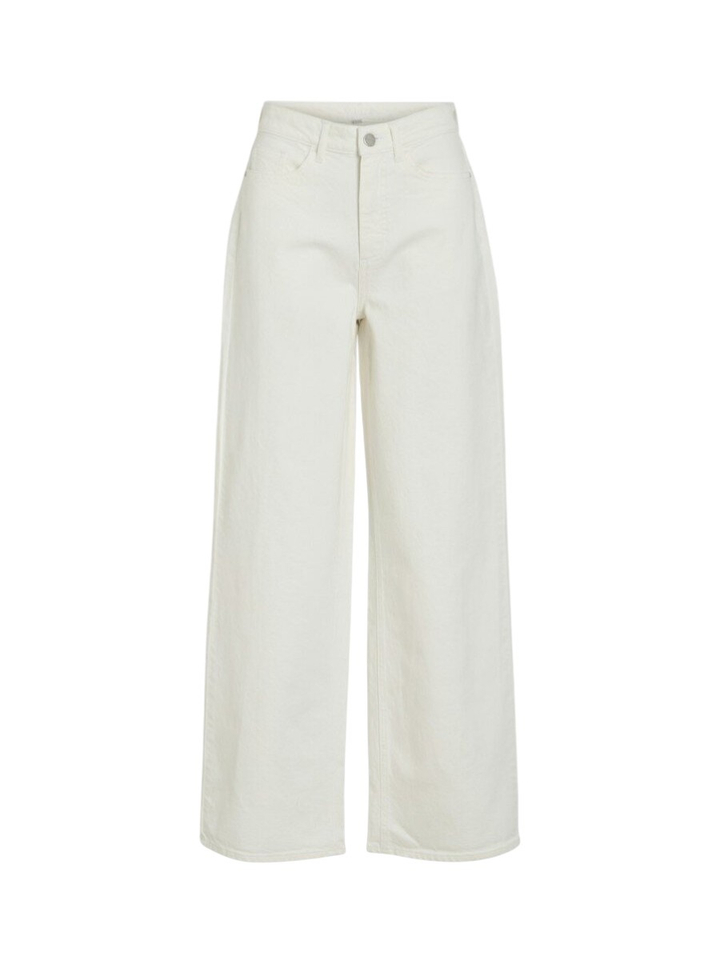 Beige wide fit jeans Vila