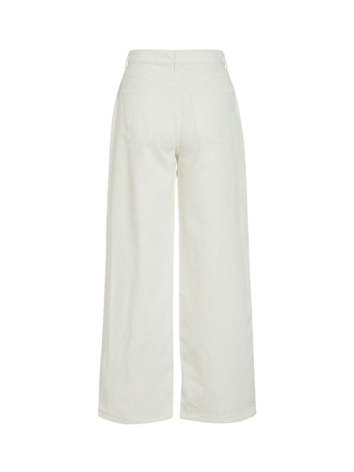 Beige wide fit jeans Vila