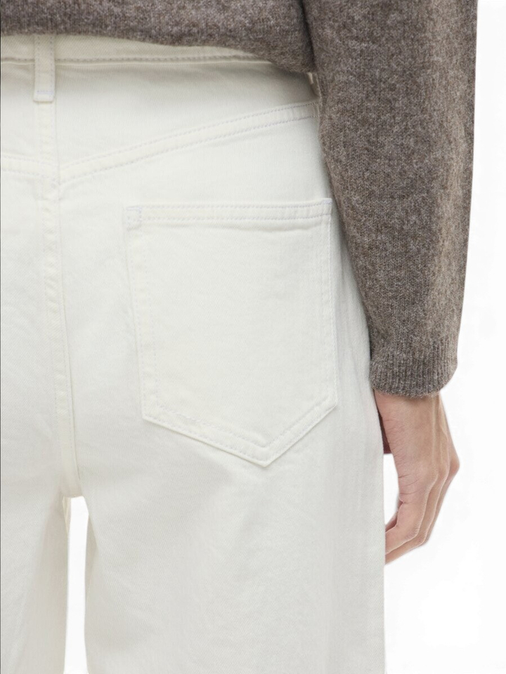 Beige wide fit jeans Vila
