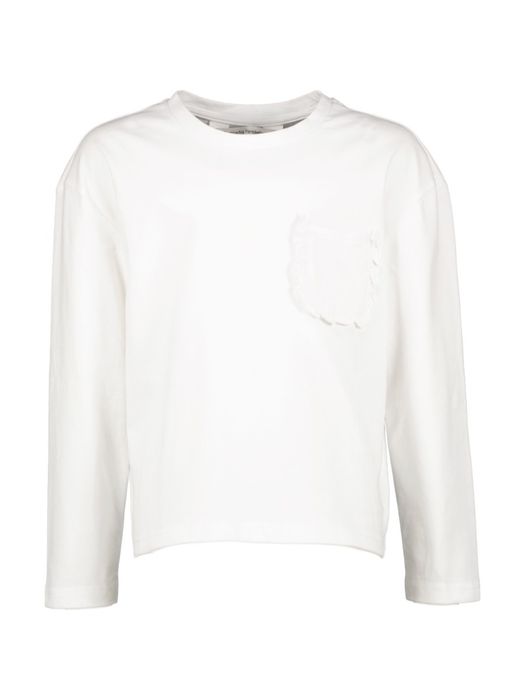 Witte t-shirt met lange mouw Compania Fantastica