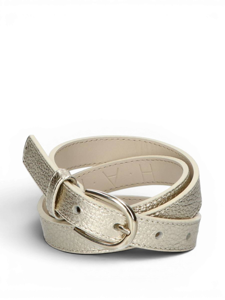 Goudkleurige fijne riem H.A.N