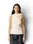 Ecrukleurige top met bloemendetail Yasdona Y.A.S. 