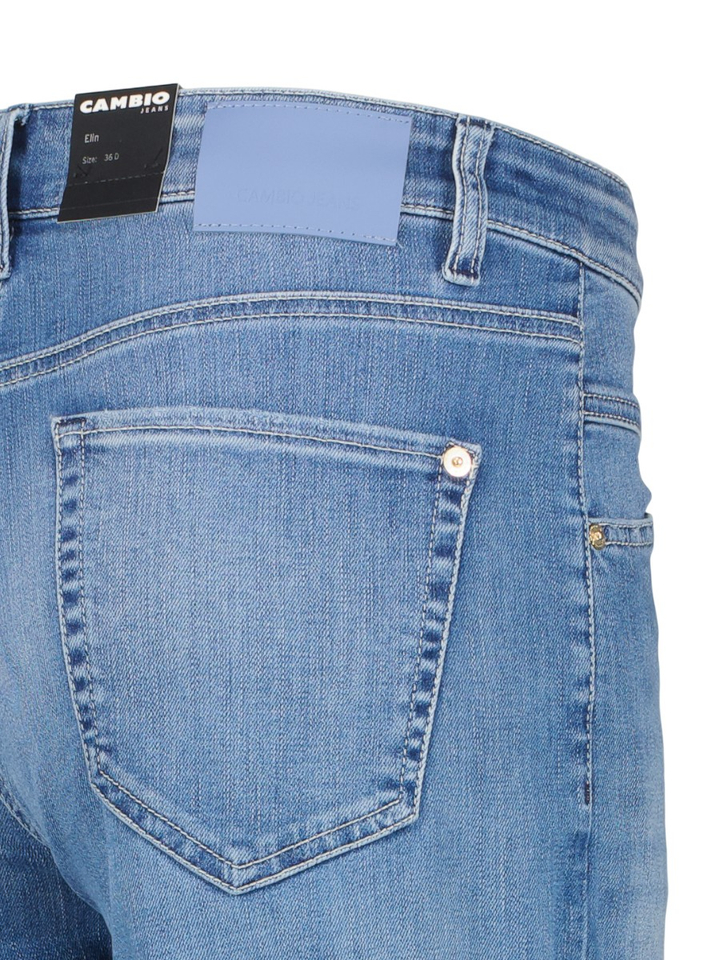 Blauwe barrel jeans Elin Cambio