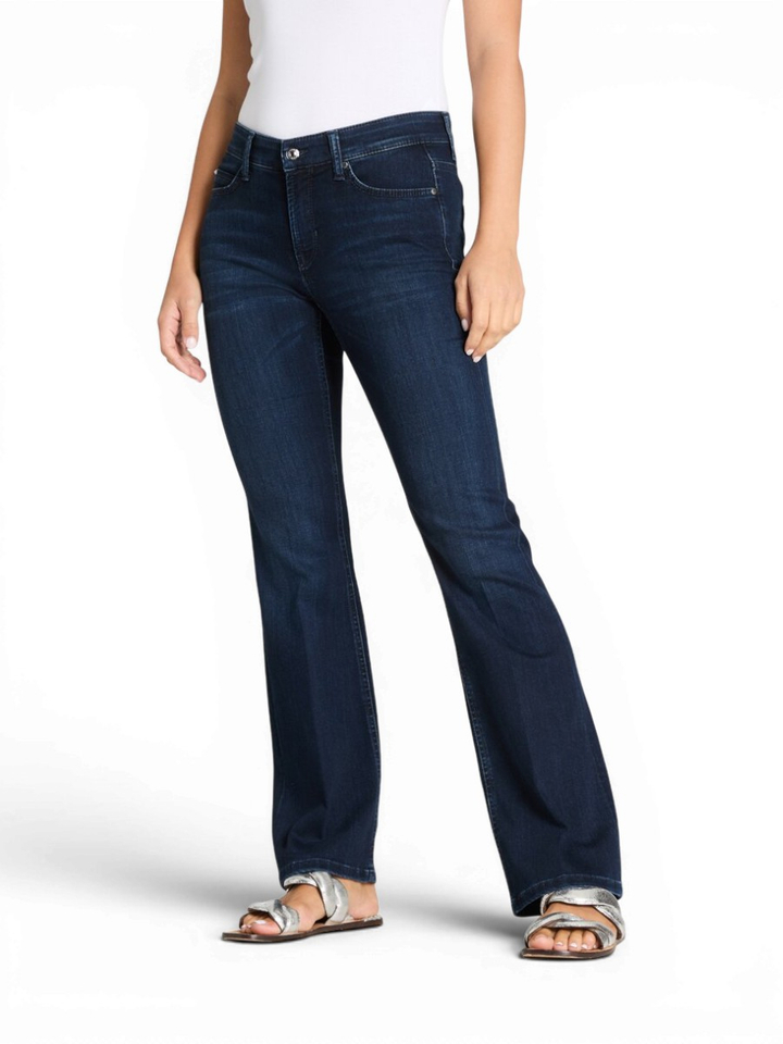 Blauwe flared fit jeans Paris Flared Cambio