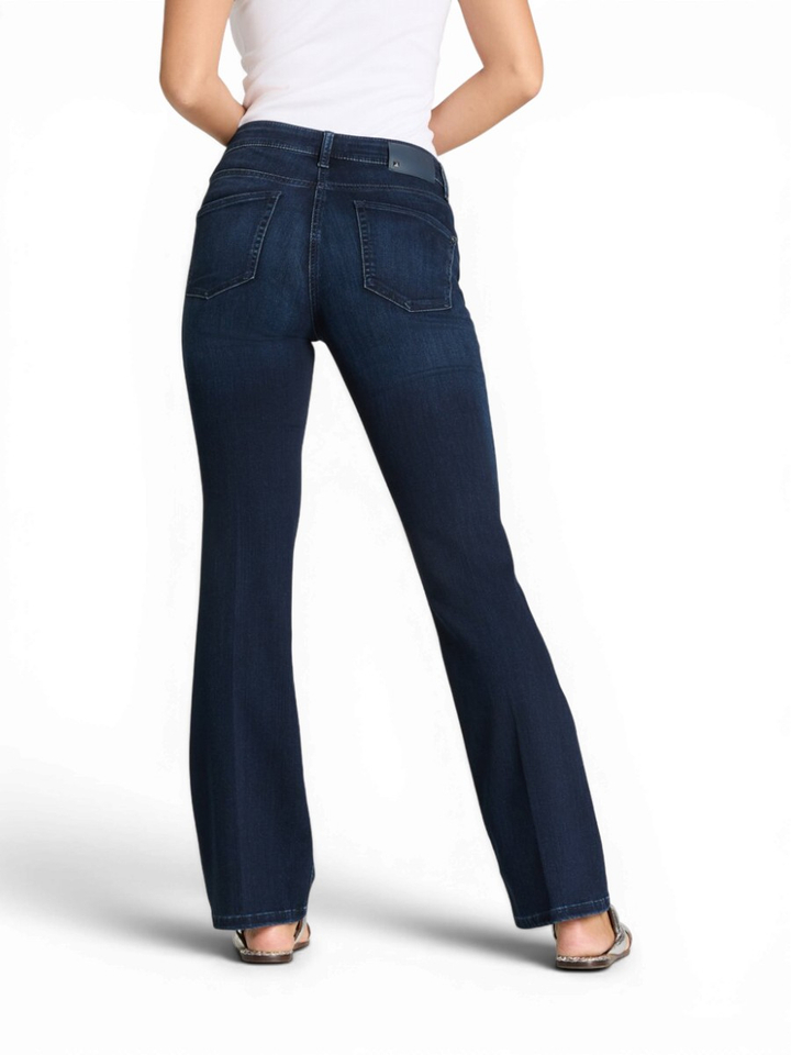 Blauwe flared fit jeans Paris Flared Cambio