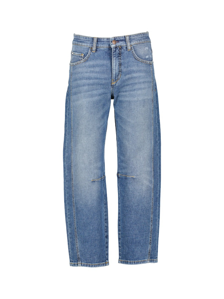 Blauwe barrel jeans Elia Cambio