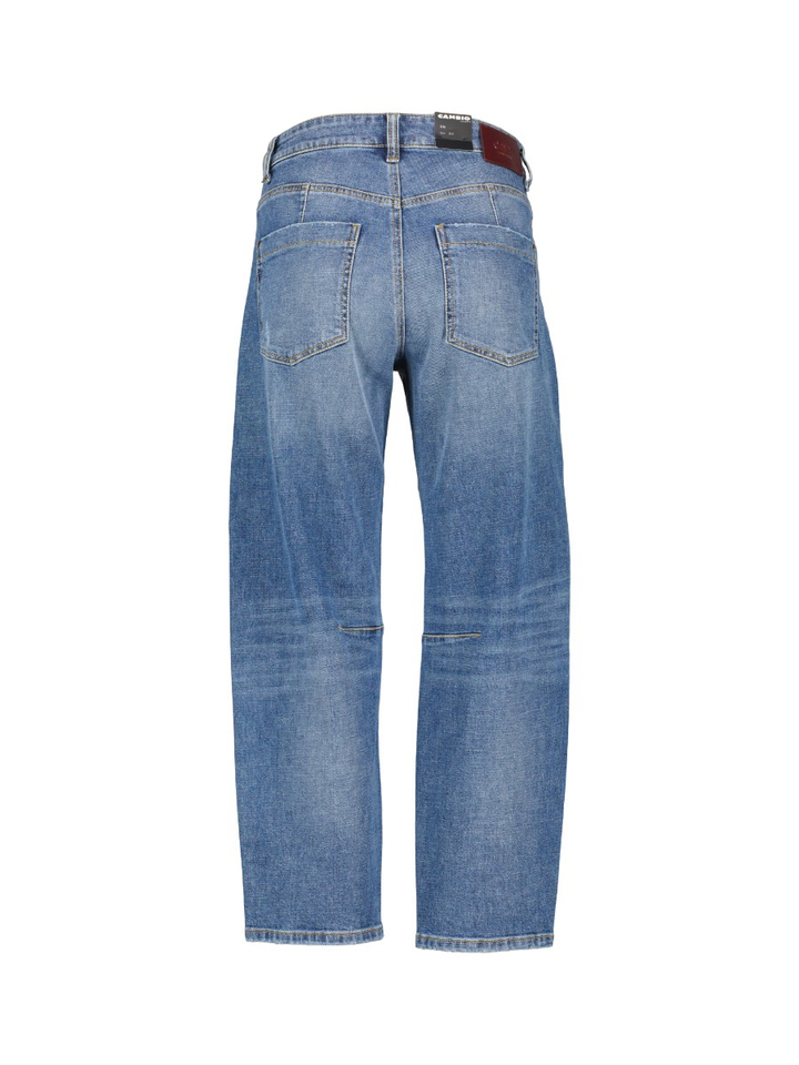 Blauwe barrel jeans Elia Cambio