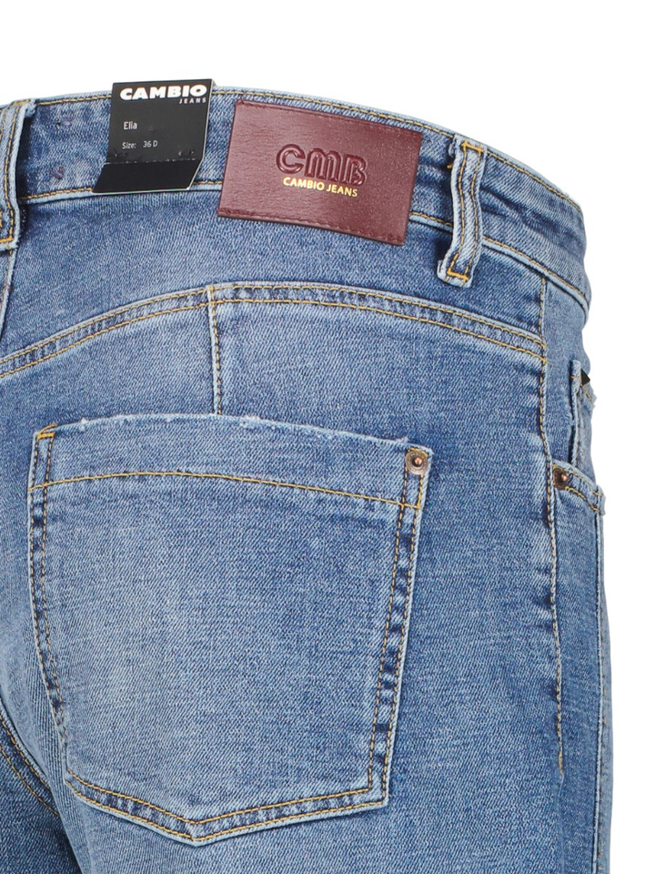 Blauwe barrel jeans Elia Cambio