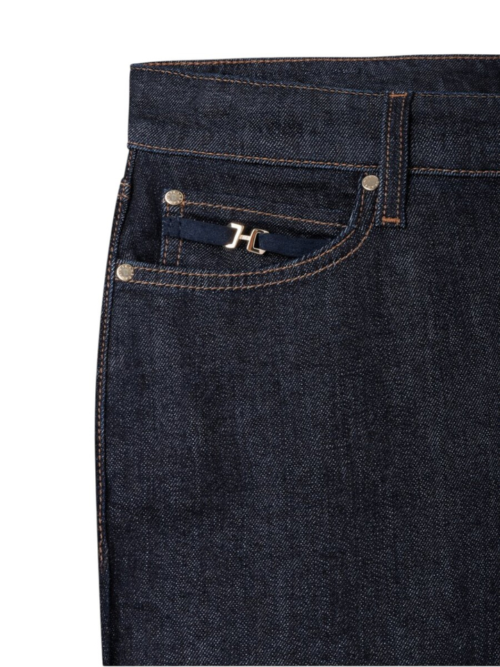 Donkerblauwe 7/8 jeans Piper Short Cambio