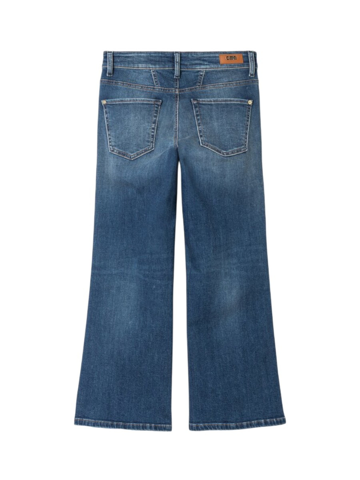 Blauwe straight jeans Fina Cambio