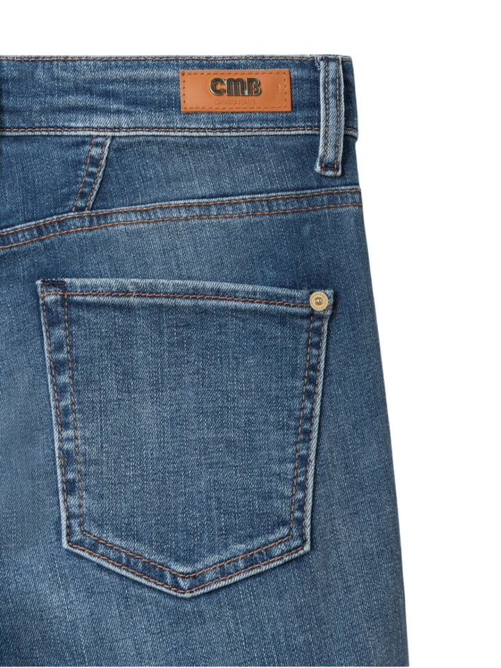 Blauwe straight jeans Fina Cambio
