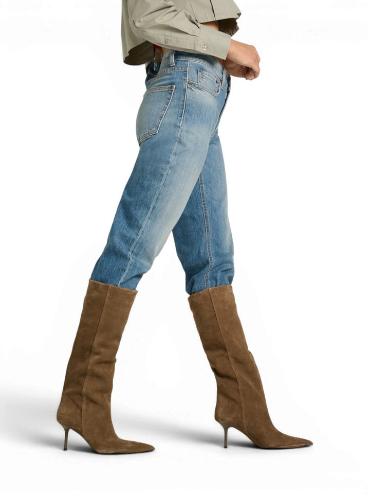 Blauwe straight jeans Gini long Cambio