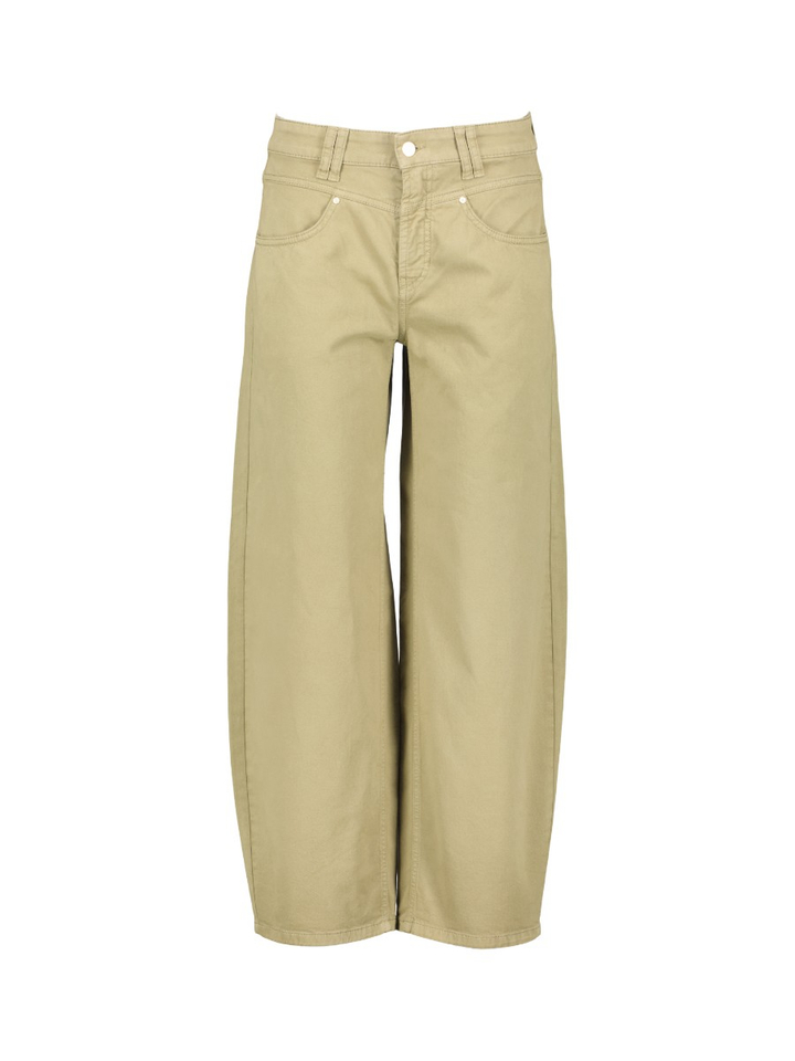 Beige loose fit jeans
