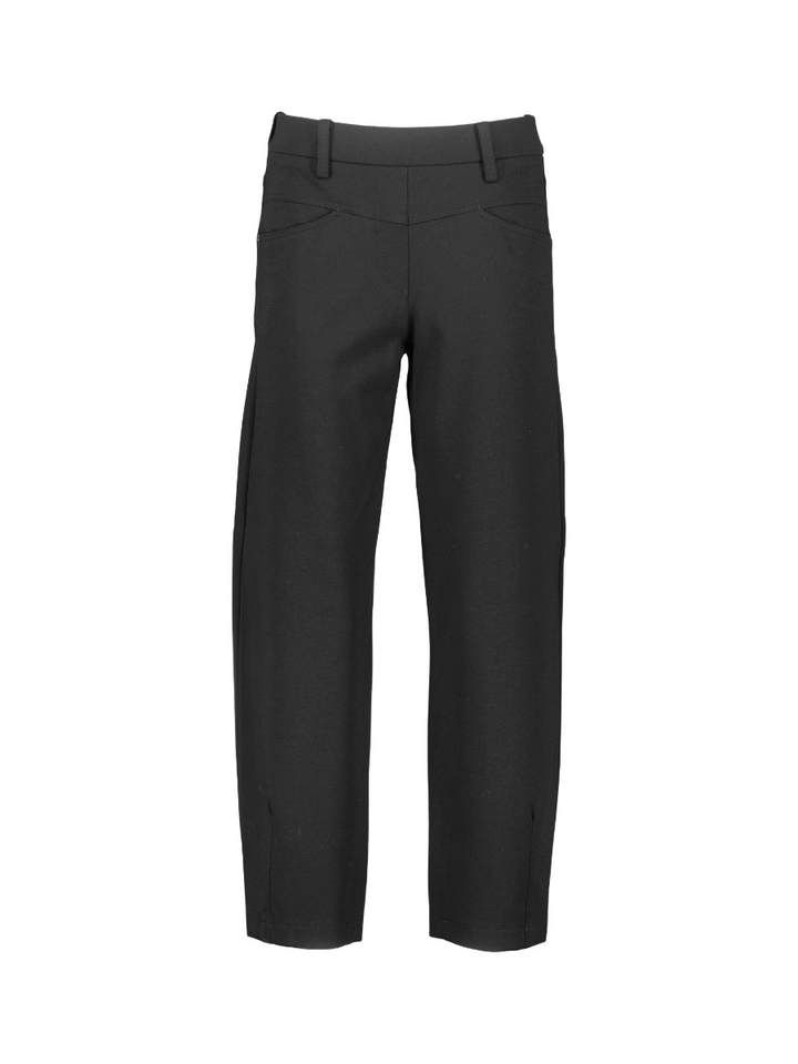 Zwarte tapered fit broek in jogger stof Elin Jogger Cambio