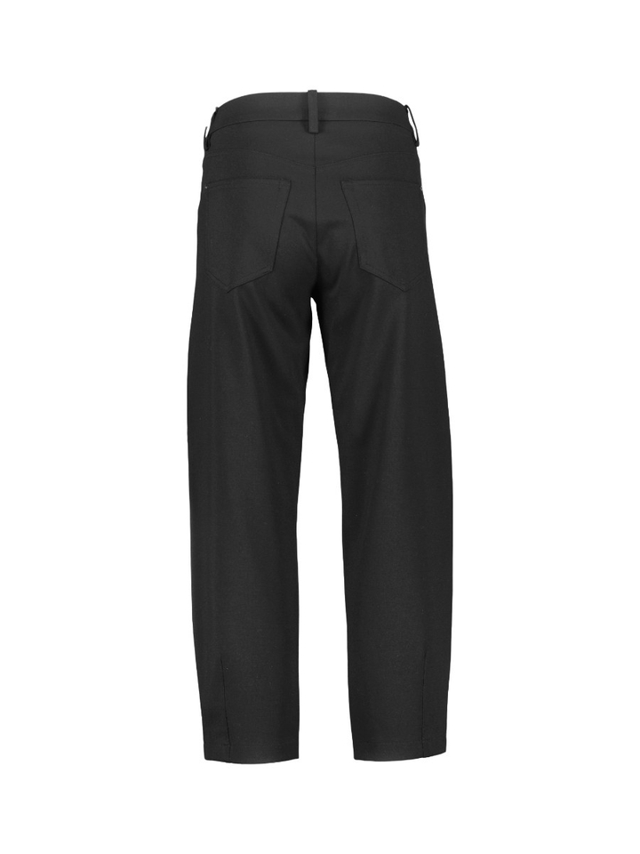 Zwarte tapered fit broek in jogger stof Elin Jogger Cambio