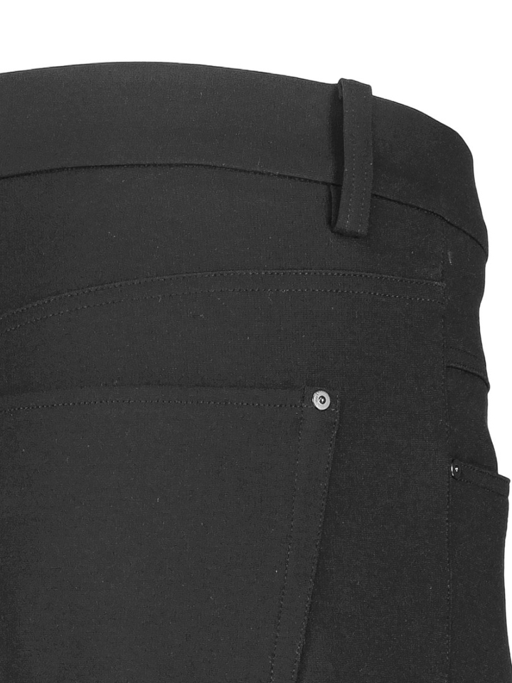 Zwarte tapered fit broek in jogger stof Elin Jogger Cambio