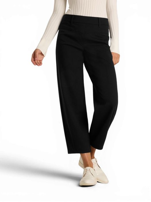 Zwarte tapered fit broek in jogger stof Elin Jogger Cambio